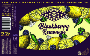 New Trail Brewing Co Blackberry Lemonade May 2022