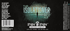 Paw Paw Brewing Company The Isolationer India Pale Ale