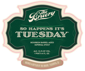 The Bruery So Happens It's Tuesday