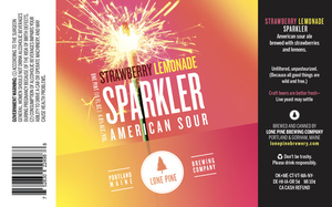 Lone Pine Brewing Company Strawberry Lemonade Sparkler