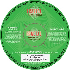 Fractal Brewing Project Blood Orange Sourtage