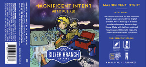 Silver Branch Brewing Co. Magnificent Intent Nitro Pub Ale May 2022