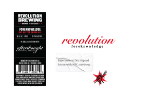 Revolution Brewing Foreknowledge May 2022