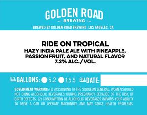 Golden Road Brewing Ride On Tropical May 2022