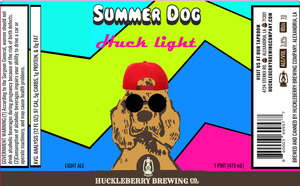 Huckleberry Brewing Co Summer Dog Huck Light May 2022