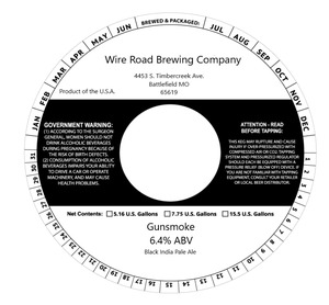Wire Road Brewing Company Gunsmoke May 2022
