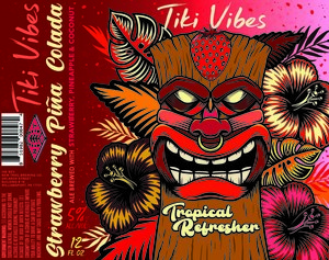 New Trail Brewing Co Tiki Vibes Strawberry Pina Colada May 2022