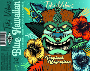 Tiki Vibes Blue Hawaiian 