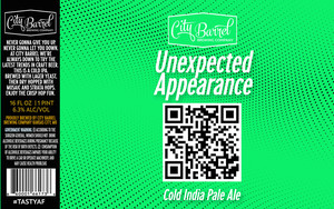 Unexpected Appearance Cold India Pale Ale May 2022