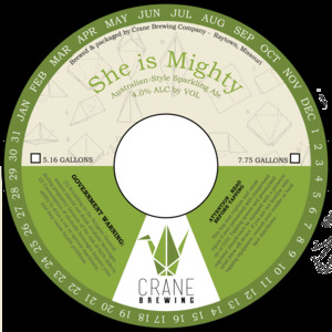 Crane Brewing Company She Is Mighty May 2022