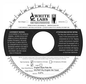 English Style Pale Ale Wlp007 Dry English Ale Yeast