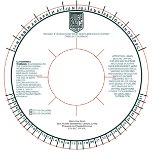 Wiley Roots Brewing Company Miami Vice Slush