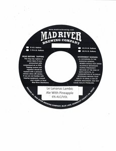 Mad River Brewing Company Le Lananas Ale