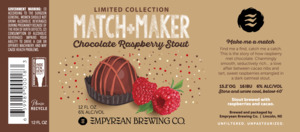 Match+maker Chocolate Raspberry Stout