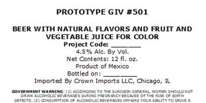 Crown Imports LLC Prototype Giv #501