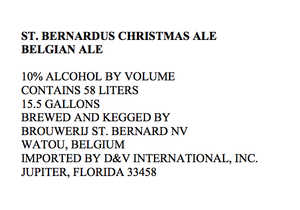 St. Bernardus Christmas Ale May 2022