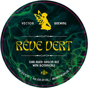 Vector Brewing Reve Vert May 2022