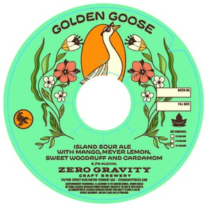 Zero Gravity Craft Brewery Golden Goose