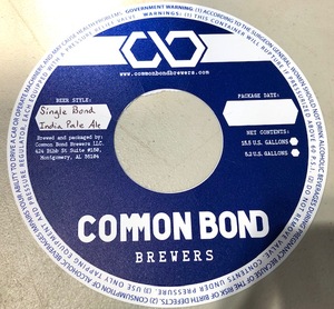 Common Bond Brewers Single Bond India Pale Ale