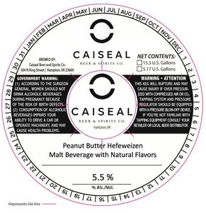 Caiseal Beer & Spirits Co. Peanut Butter Hefeweizen June 2022