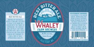 Whaley Farm Brewery Best Bitter Ale May 2022