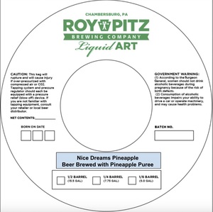 Roy-pitz Brewing Company Nice Dreams Pineapple