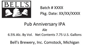 Bell's Pub Anniversary IPA May 2022