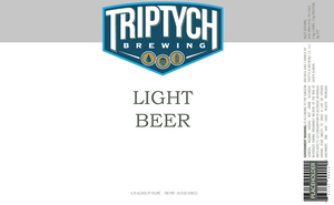 Triptych Brewing Light Beer May 2022