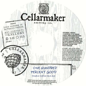 Cellarmaker One Hundred Percent Good