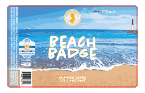 Hackensack Brewing Co Beach Badge Summer Lager