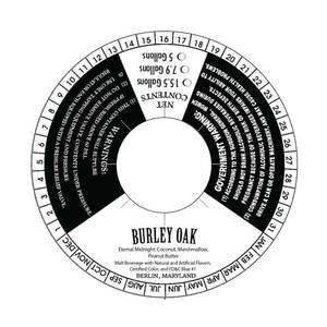 Burley Oak Eternal Midnight: Coconut, Marshmallow, Peanut Butter