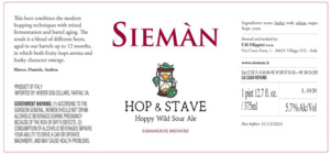 Sieman Hop & Stave May 2022