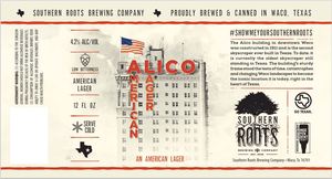 Southern Roots Brewing Company Alico Lager