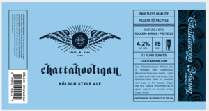 Chattahooligan KÖlsch Style Ale