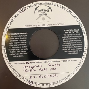 Around The Horn Brewing Company Original Rush
