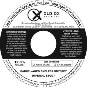 Barrel-aged Endless Odyssey Imperial Stout May 2022