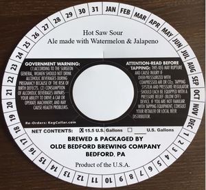Olde Bedford Brewing Company Hot Saw Sour