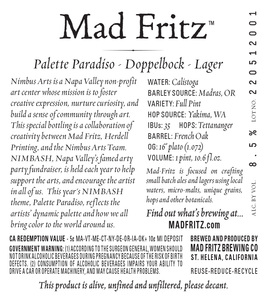 Mad Fritz Palette Paradiso May 2022