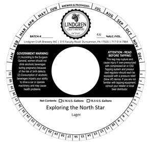 Lindgren Craft Brewery Inc Exploring The North Star