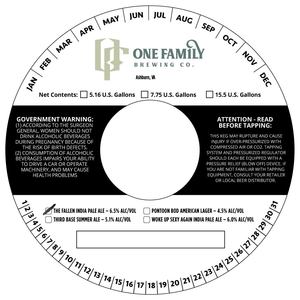 One Family Brewing Co. The Fallen June 2022