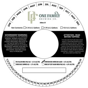 One Family Brewing Co. Pontoon Bod June 2022