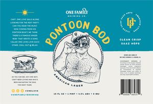 One Family Brewing Co. Pontoon Bod