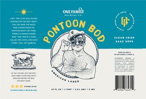 One Family Brewing Co. Pontoon Bod June 2022