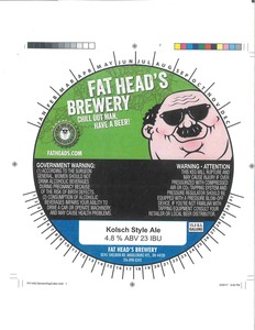 Fat Head's Brewery Kolsch Style Ale