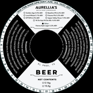 Aurellia's Vienna Style Lager