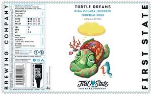 First State Brewing Company Turtle Dreams PiÑa Colada Inspired Tropical Sour