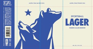 Friends And Allies Brewing Sportsball Lager