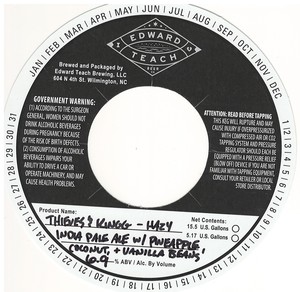Edward Teach Beer Co Thieves & Kings
