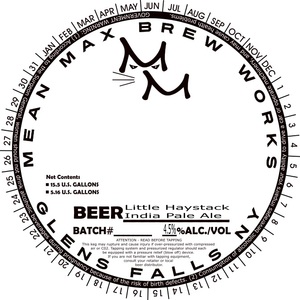 Mean Max Brew Works Little Haystack