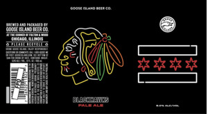 Goose Island Beer Co. Blackhawks Pale Ale